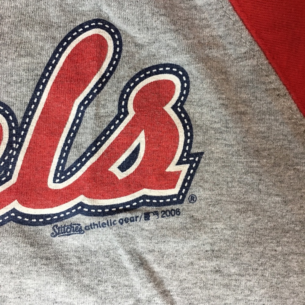 Vintage Angels Raglan Long-sleeve Baseball Tee - Picture 3 of 5
